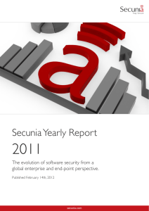 Secunia Yearly Report 2011 - FS-ISAC