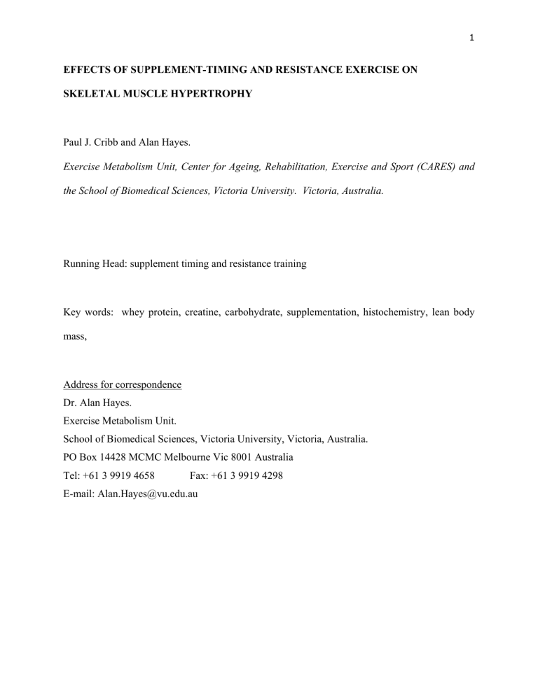  Victoria University Melbourne Australia