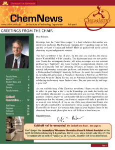 ChemNews - Department of Chemistry