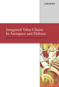 Integrated Value Chains In Aerospace and Defense