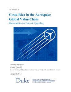 Costa Rica in the Aerospace Global Value Chain