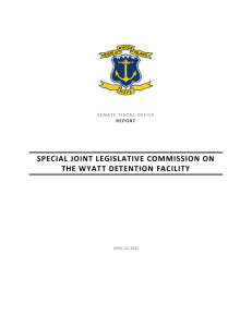 Report of the Special Joint Commission to Study the Wyatt Detention