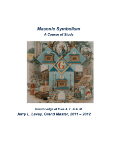 Masonic Symbolism Course of Study