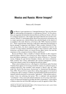 Mexico and Russia: Mirror Images?