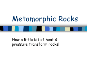 Metamorphic Rocks - The Science Queen
