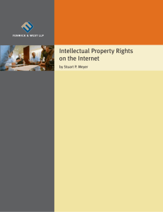 Intellectual Property Rights on the Internet