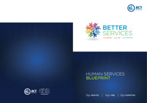 Better Services - Human Services Blueprint