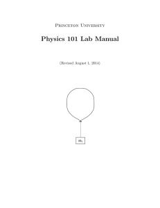 Laboratory Manual Fall 2013