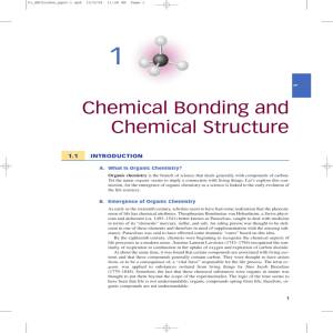 Chemical Bonding and Chemical Structure