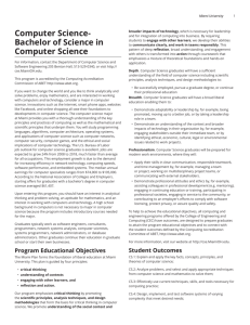 Computer Science - General Bulletin