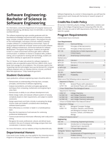 Software Engineering - General Bulletin