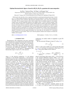 Optimal thermoelectric figure of merit in Bi2Te3/Sb2Te3 quantum dot