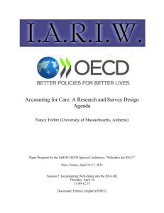 Accounting for Care: A Research and Survey Design