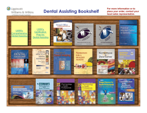 Dental Assisting Bookshelf