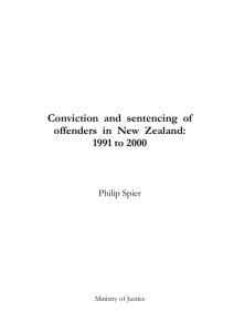 Conviction and sentencing of offenders