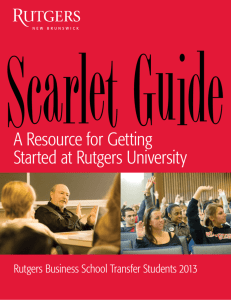 Scarlet Guide - Rutgers University