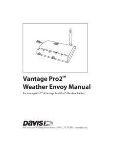 Vantage Pro2 Weather Envoy Manual