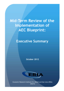 Mid-Term Review of the Implementation of AEC Blueprint