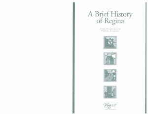 A Brief History - City of Regina