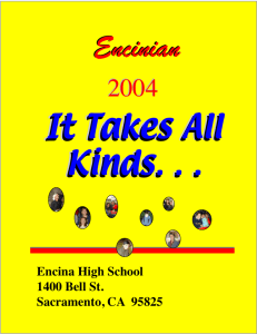 01 Opening Page - Encina High School Alumni website
