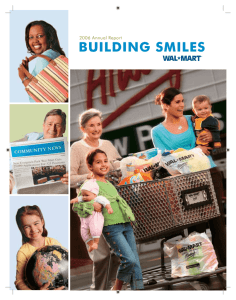 BUILDING SMILES - Walmart Investor Relations