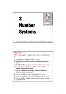 2 Number Systems