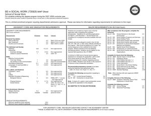 Social Work - BYU Registrar's Office