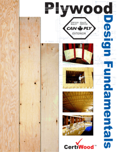 Plywood Design Fundamentals - Canadian Plywood Association