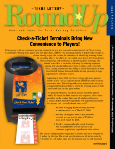 Check-a-Ticket Terminals Bring New Convenience to