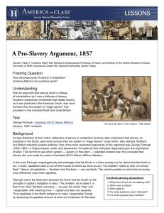 A Pro-Slavery Argument, 1857
