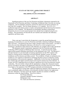 Status of the New Laboratory Project at Oklahoma State