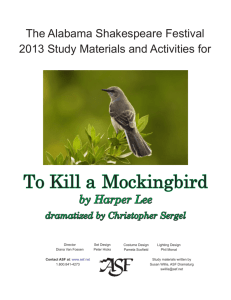 To Kill a Mockingbird - Alabama Shakespeare Festival