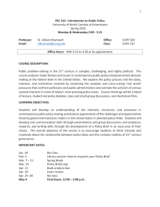 PSC 210-01 - Bramwell