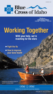 Working Together - Blue Cross of Idaho