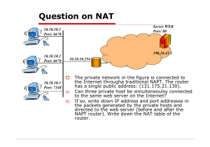 Question on NAT