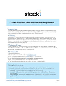 Stacki Tutorial #1: The Basics of Networking in Stacki