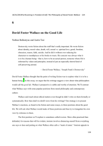 David Foster Wallace on the Good Life