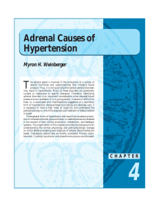 Adrenal Causes of Hypertension