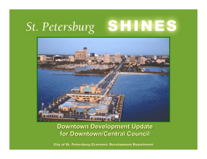 Downtown Development Update for Downtown/Central Council