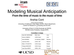 Modeling Musical Anticipation