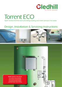 Torrent ECO - Gledhill cylinders