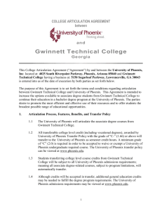 University of Phoenix - Gwinnett Technical College