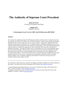 The Authority of Supreme Court Precedent