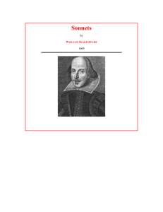 Shakespeare: Sonnets