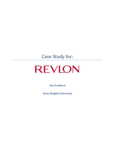 Revlon Case Study