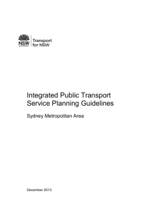Integrated Public Transport Service Planning Guidelines