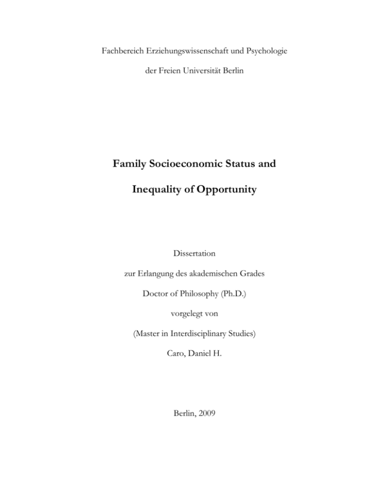 family-socioeconomic-status-and-inequality-of-opportunity