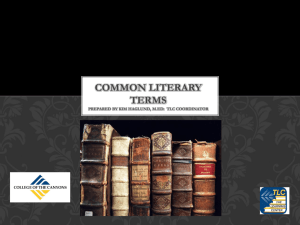 Common literary terms
