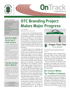 OTC Branding Project Makes Major Progress