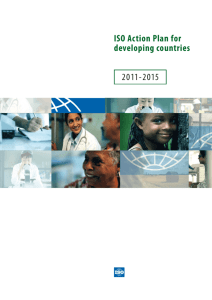 2011-2015 ISO Action Plan for developing countries